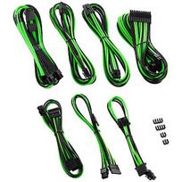 CableMod C-Series Pro ModMesh 2VHPWR Cable Kit for Corsair RM/RMi/RMx (Black Label), Black/Light Green CM-PCSR-16P3KIT-NKKLG-R