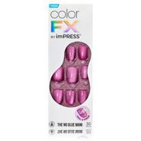 Kiss ImPRESS Color FX Violet priklijuojami dirbtiniai nagai - 30 vnt.