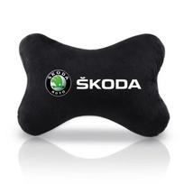 Automobilinė kaklo pagalvėlė Pūkinis galvos atrama Apsauga Universali galvos atrama Nugaros pagalvėlė Skoda FABIA YETI KAMIQ KODIAQ SUPERB RAPID printed
