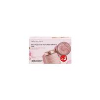 MARY & MAY Rose Hyaluronic Hydra Wash Off Pack Duo - drėkinamasis, nuplaunamas molio kaukių rinkinys
