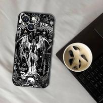 Gothic coquette cybersigilism Phone Case For iPhone 16,15,14,13,12,11,Pro,XS,Max,XR,Plus,E,SE4,Mini Black Soft Cover iPhoneXSMAX