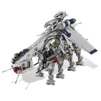 Hot Toys Žvaigždžių karai Respublikos transportinis laivas su AT-OT pėsčiuoju, suderinamas 10195 Transportinis laivas Žaislai Vaikams Kalėdinės dovanos