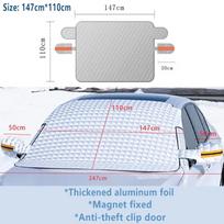 For Volkswagen Tiguan L 2024 2025 2026 MK3 Auto Snow Shield Anti-Icing Snow Winter Sunshield Front Windshield Cars Accessories Thicker Door clamp
