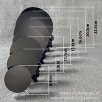 Obsidianos Juodos Veidrodžio Energijos Kristalas Meditacijos Dekoras iš Donghai Apskrities 4 cm