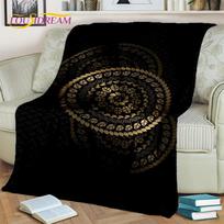 3D Mandala Bohemia Geometric Flower Blanket,Soft Throw Blanket for Home Bedroom Bed Sofa Picnic Office Hiking Leisure Nap Cover 75x90cm
