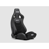Next Level Racing | PU Leather and Suede | Reclining Seat | ERS4 Elite PU Leather & Suede Edition | Black