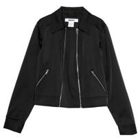 Striukė moterims, Juoda, L/s sateen trucker jacket