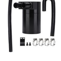 Double Baffled Oil Catch Can with Hoses Replacement for N54 335i 135i E90 E92 E82 2006 2010