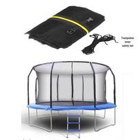 Žibinto Moliūgo Batuto Saugos Aptvaro Tinklo Tvora 8 FT Fiber Pole Inner Net 6 Poles