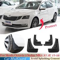 Purvasaugiai, skirti Skoda Octavia 3 Sedan MK3 A7 5E 2017 ~ Purvasaugiai Sparnai Purvasaugiai Purvasaugiai Purvasaugiai Purvasaugiai Priekiniai Galiniai 4 pcs - Mudguards