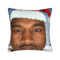 K-kanyes W-wests Funny Meme Pillowcases Accessories Printed Cushion Cover Decor  Pillow Case Cover Bed Multi-Size 12x12Inch