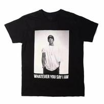 2025 New American Rap Star Cotton T-Shirt Eminem 8 Miles Series Printed Men's And Women's Short-Sleeved Round-Neck Retro T-Shirt S juoda