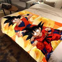 1 vnt. Son Goku spausdinimo flanelės pledas, aukštos kokybės, visų sezonų, namų dekoras, šiluma ir komfortas, puikiai tinka Kalėdų dovanoms 80cm x 120cm