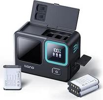 "llano NP-BX1" akumuliatorius ir LCD įkroviklis su trimis lizdais