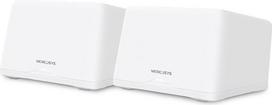"Mercusys Halo H47BE" (2 vnt.) "Wi-Fi 7 Mesh Wi-Fi", BE9300 trijuostis maršrutizatorius ir kartotuvas, 3 × 2,5G prievadai, MLO, WPA3, paprastas programėlės konfigūravimas, rekomenduojamas 4-6 miegamųjų namams