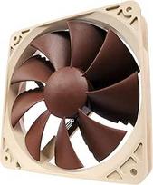 "Noctua NF-P12", 3 kontaktų, tylus "Premium" ventiliatorius (120 mm, rudos spalvos)