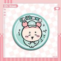 Chiikawa Jii Emotykonų Rinkinys Usachi Hachiware Mielas Animacinis Serijos Papildomas HD Skardos Lazerinės Juostelės Draugo Dovana