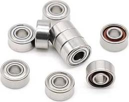 2 SR2-5ZZ CB hibridinės keramikos 3,175 x 7,938 x 3,571 mm ABEC-9 klasės rankinio antgalio turbinos didelio greičio gręžimo guolis SR2-5
