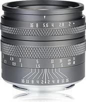 AstrHori 50 mm F2.0 objektyvas su didele diafragma Rankinis viso kadro objektyvas, suderinamas su "Fuji Fujifilm X-Mount" beveidrodžiais fotoaparatais X-T100, X-S10, X-A1, X-A3, X-A5, X-A20, X-M1 ir t. t. (pilka) (pilka)