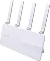 ASUS ExpertWiFi EBR63 AX3000 WiFi 6 "viskas viename" prieigos taškas su maršrutizatoriumi, komutatoriumi ir saugumo šliuzu (palaiko iki 5 SSID, VLAN, SDN, svečių portalas, vietinis VPN, paprasto valdymo programėlė)
