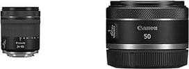 CANON Objectif RF 24-105mm f/4-7.1 is STM ir Objectif RF 50mm f/1.8 STM