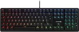 CHERRY G80-3000N RGB mechaninė žaidimų klaviatūra su RGB apšvietimu, UK išdėstymas (QWERTY), laidiniai Original MX Silent RED jungikliai, juoda