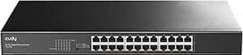 Cudy GS1024L 24 prievadų Gigabit Ethernet komutatorius Stalinis / stovo montavimas Plug & Play ekranuoti prievadai Tvirtas metalinis 19 colių