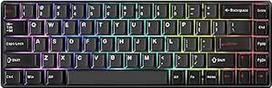 DrunkDeer G65 Rapid Trigger Mechaninė klaviatūra Magnetinis jungiklis Žaidimų PBT klaviatūra Laidinis 65% dydis Kompaktiškas 68 klavišai RGB apsauga nuo vaiduoklių Juoda