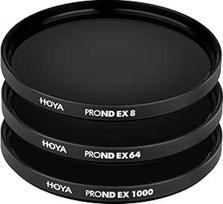 HOYA Pro ND-EX filtrų rinkinys Pro ND8/ND64/ND1000 Skersmuo 82 mm