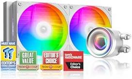 ID-COOLING FX240 INF CPU aušintuvas 240 mm, baltos spalvos