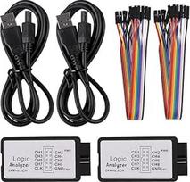 ISTOVO 2 atleidimai USB loginis analizatorius 24MHz 8 kanalų 24M/sekundžių loginis analizatorius Derintuvas ARM FPGA loginiam analizatoriui Loginis analizatorius 24M 8CH