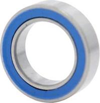 MR117-2RS guoliai ABEC-3 10 vienetų 7 x 11 x 3 mm Miniatiūriniai MR117RS rutuliniai guoliai Mėlynas sandarus guolis MR117 2RS