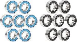 MR83RS guolis 10 vienetų 3 x 8 x 3 mm ABEC-7 Hobby elektrinis RC automobilis MR83 RS 2RS rutuliniai guoliai MR83-2RS juodas sandarus