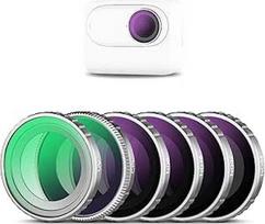 NEEWER ND filtrų rinkinys, suderinamas su "Insta360 GO 3S", UV+CPL+ND8+ND16+ND32+ND64 filtrai, veiksmo kamerų priedai, poliarizacinis ir neutralaus tankio filtras, daugiasluoksnis HD optinis stiklas