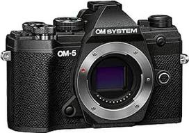 OM SYSTEM OM-5 "Micro Four Thirds" sistemos fotoaparatas, 20 MP "Live MOS" jutiklis, optimizuotas 5 ašių vaizdo stabilizavimas, IP53, didelės raiškos fotografavimas iš rankų, juodas