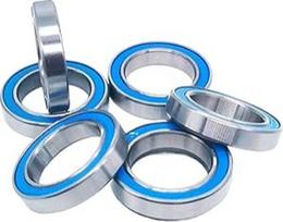 Pakuotė 10 6803RS guolių 17 x 26 x 5 mm ABEC-7 Hobby elektrinis RC automobilis 6803 RS 2RS rutuliniai guoliai 6803-2RS mėlyni sandarūs