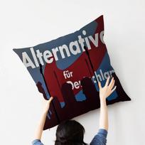 AFD Alternatyvus Vokietijos Vėliavos Pagalvės Anime Pagalvės Sofos Lovoje Galvūgalio Pagalvės Užvalkalas Pagalvėlės Užvalkalas 45x45 cm Mada 12x12Inch blue