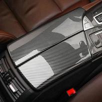 For 2011-2016 BMW 5 Series F10 F11 Car Interior Central Armrest Box Panel Carbon