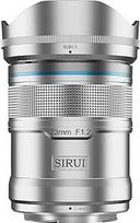 SIRUI Sniper 23 mm automatinio fokusavimo objektyvas, F1.2 plataus kampo APS-C fotoaparato objektyvas, Z tvirtinimo objektyvas, skirtas Zfc, Z6, Z50, Z9 (Z tvirtinimas, sidabrinis)