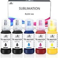 Sublimacinė plokštelė Epson ET-2400 ET-2810 ET-2830 ET-2820 ET-2815 ET-4810 ET-2720 ET-2760 ET-2750 ET-2850 ET-1810 Sublimationsdrucker Automatisch Ausfüllen Sublimationstinte (KKCMY)