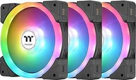 Thermaltake SWAFAN EX12 ARGB ventiliatorius, juodas, 3 vnt.
