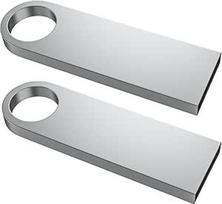 USB atmintinė 128GB, 2 vnt., ABLAZE mini atmintinės, atsparios vandeniui, 128GB USB atmintinės, metalinės, 2 vnt., skirtos nešiojamajam kompiuteriui, kompiuteriui, televizoriui, automobiliui