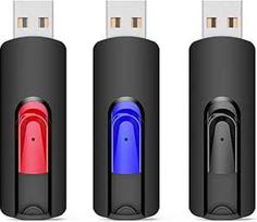 USB atmintinė 128GB 3.0, 3 vnt. Vansuny USB atmintinė 3.0 128GB, 3 vnt., 3 vnt., 3 atmintinės Memory Stick 3.0 128GB, skirtos duomenų saugojimui, atsarginės kopijos, skirtos PC/Mac/Desktop/Laptop/Game Consoles