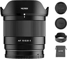 VILTROX AF 9 mm F2.8 Air APS-C objektyvas, skirtas "Sony E-Mount", 113,8° itin plataus kampo STM pagrindinis automatinio fokusavimo portretinis objektyvas, suderinamas su "Sony E-Mount" a7IV, a7RV, a9II, a7CII, ZVE1, A1, a6700, a6400, a7iii