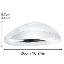 Šoninio veidrodžio dangtelis PEUGEOT 2008/208 2012- Citroen C3 2017-2024 modeliams, galvanizuotas, su spaustuku, durų veidrodžio priedai 1pc left