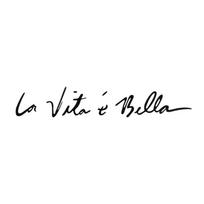 „La Vita E Bella“ raidės automobilio lipdukas, gyvenimas yra gražus, transporto priemonės lipdukas, nakties atspindys, dekoracija, buferio lipdukas, automobilio langas, visas kėbulas juoda