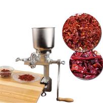 Tin-Plated Cast Iron Hand-Crank Grinder for Coffee Beans, Grains, Corn, and Peanuts