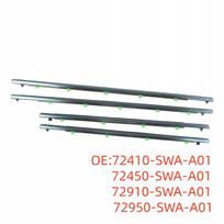 Atsparūs vandeniui sandarinimo ir apdailos juostelės 2007-2011 m. Honda CRV durims ir langams 72410-SWA-A01