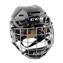 CCM ledo ir riedučių ritulio šalmas suaugusiems ir vaikams -vartininko kritimo apsaugos kepurė Black M 55-59cm