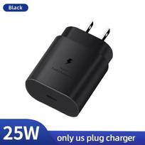Samsung 25W itin greitas įkroviklis USB C tipo Įkroviklis Galaxy S24 S23 plus S22 S21 A54 A71 A70 S20 FE M54 F14 Maitinimo adapteris EU Plug White